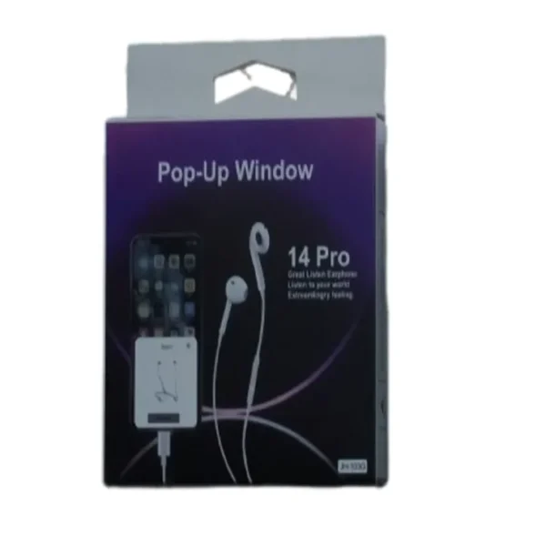 Pop-Up Window 14 Pro Great Listen Earphone - Image 2